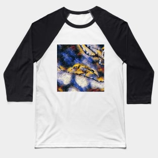 Bird Painting Baseball T-Shirt